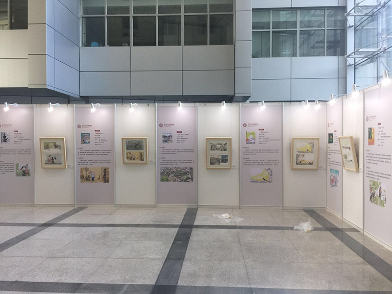 八棱柱掛畫(huà)展板